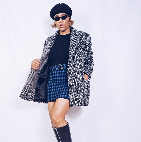 Tweed Wool Blend Coat - Picture 3 of 12